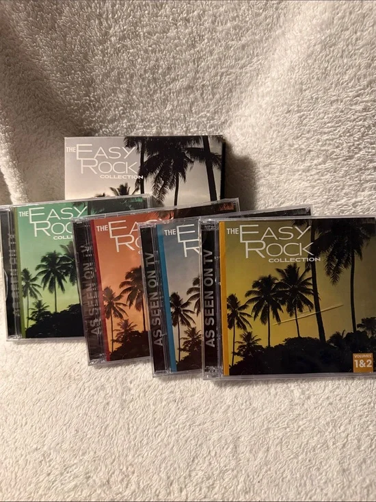 The Easy Rock Collection Wall Art - Multi-Color Palm Silhouette Set