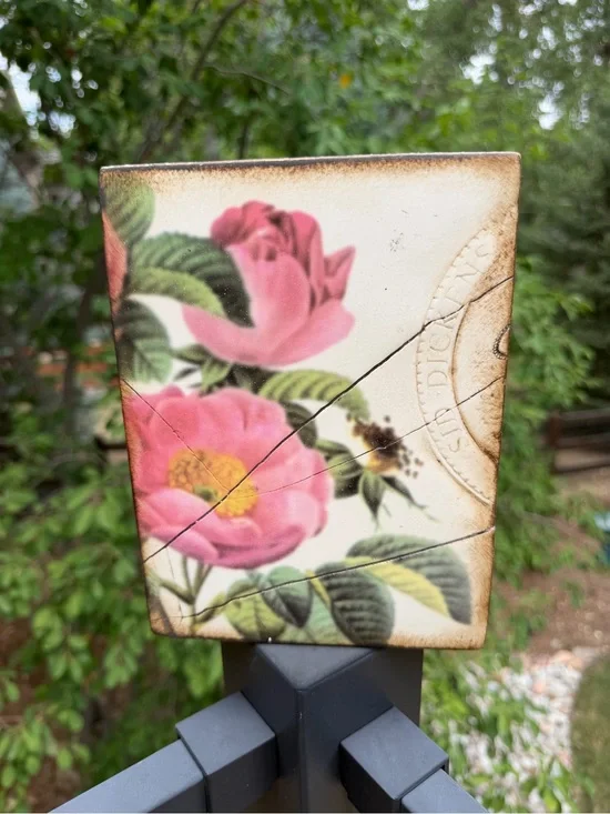 Sid Dickens T-171 “Rose Pompadour” Memory Block – Retired Wall Tile