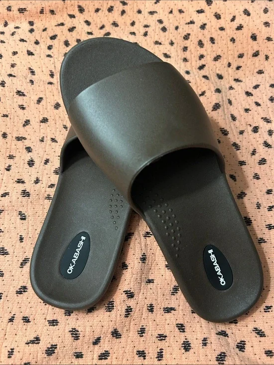 Okabashi Women’s   Brown Slide Sandals
