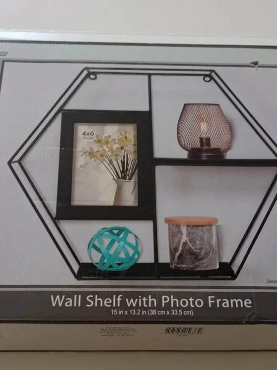 Wall Shelf, With Photo Frame, Brand New