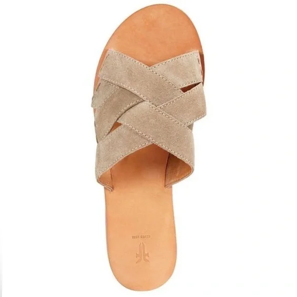 Frye Women's Carla Criss Cross Open Toe Sandal Size 7.5