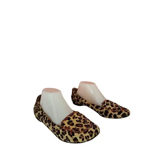 Matisse Sammie Women's Size 8.5 M Leopard Calf Hair Low Heel Pumps Shoes