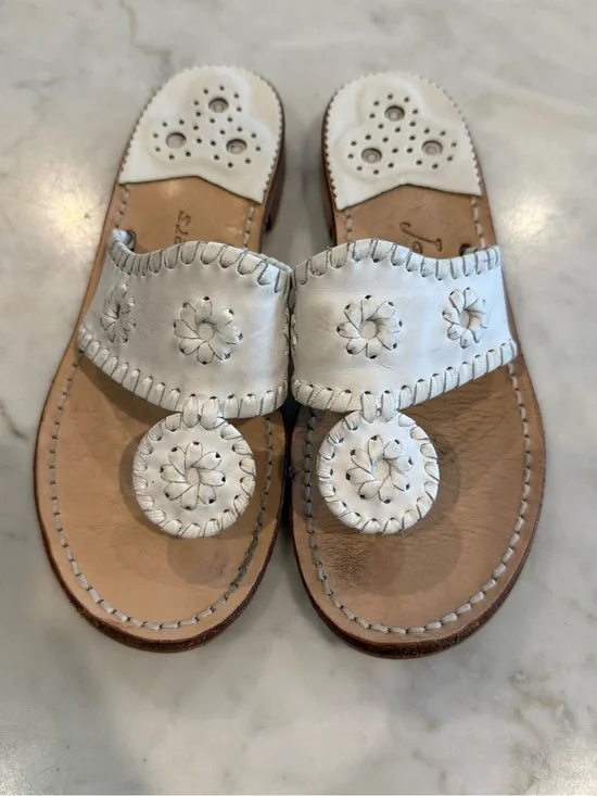 Jack Rogers White Original Jacks Sandals