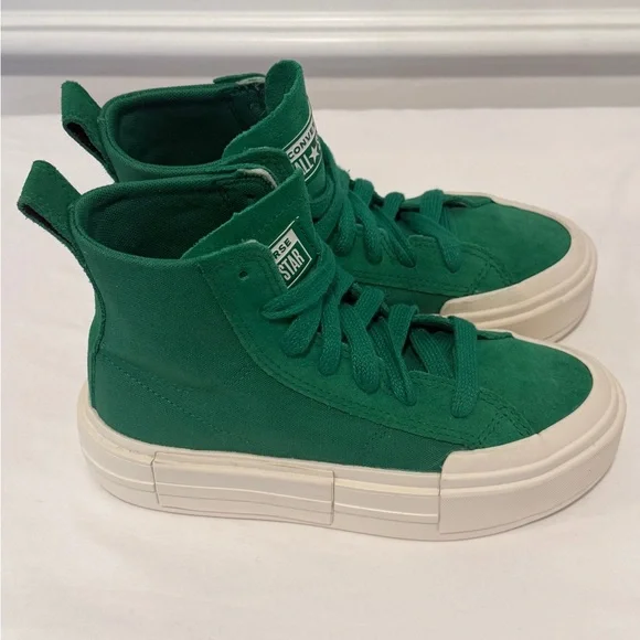 Converse‎ Chuck Taylor All Star Cruise High Top Sneakers Green Vintage White