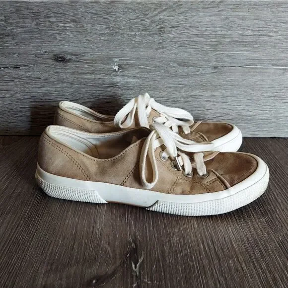 Lauren Ralph Lauren Jolie Tennis Shoes Ladies Suede Sneaker Size 6 Lace Up