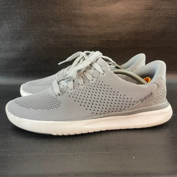 Kizik Lima Storm Gray Womens size‎ 7 HandsFree Slip On Comfort Sneakers DLIMGY04