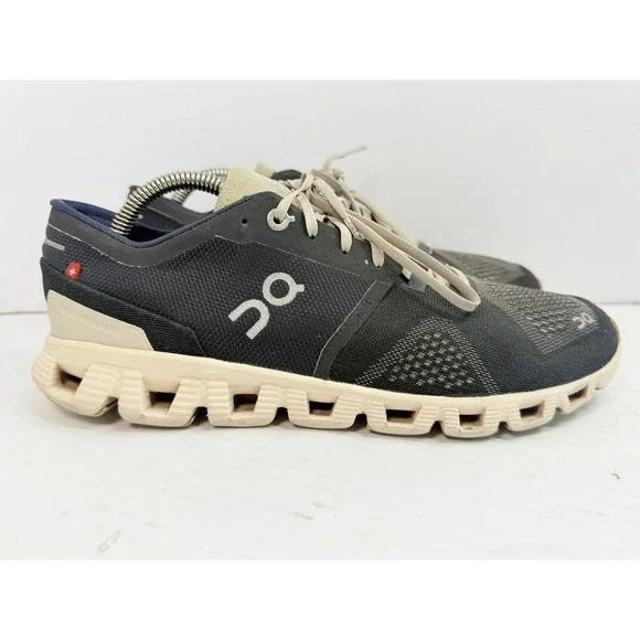On Cloud X Women's Size 10 Navy Gray CloudTec Running Training Shoes