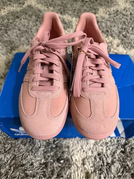 Pink Samba OG Women's Suede Lace-Up Sneakers