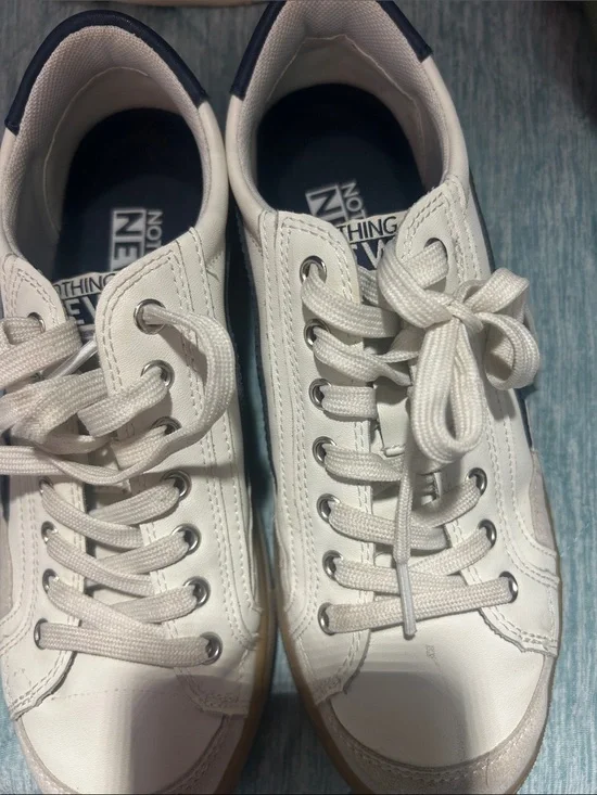 Nothing New White Low-Top Sneakers