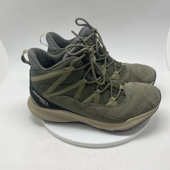 Merrell Boots Womens 11 W Bravada Edge 2 Thermo Demi‎ WP J037454W Green Shoes