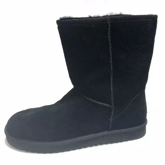 Koolaburra Men's Burra Short Winter Boot Black Size 10M