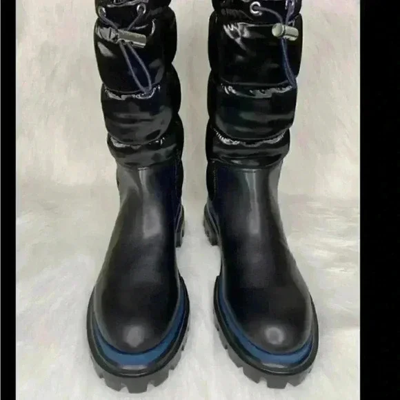 Calvin Klein Black and Blue Winter Boots