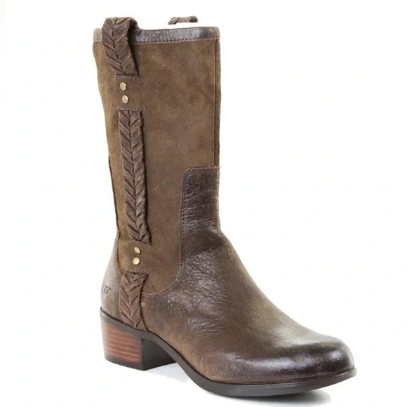 Ugg Jaspan Mid Calf Brown Boots