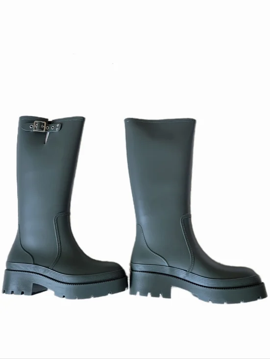 Steve Madden Rocky-H20 Rain Boots - Olive Green - Size‎ 6 NIB