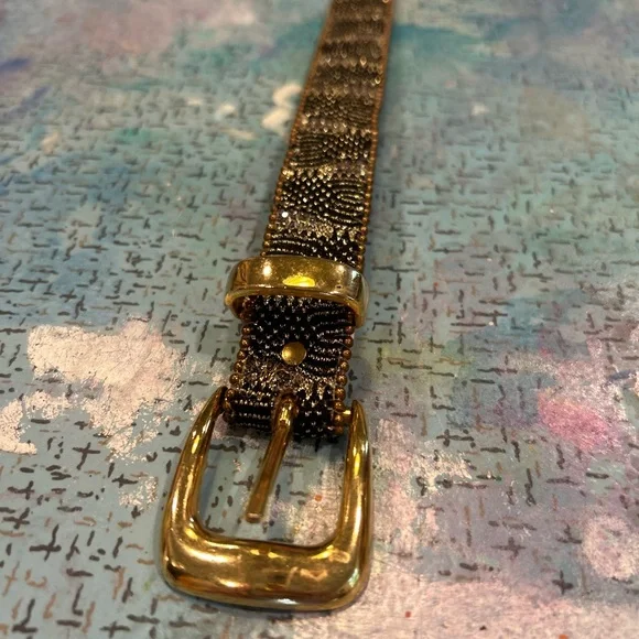 Vintage Black Diamond Belt
