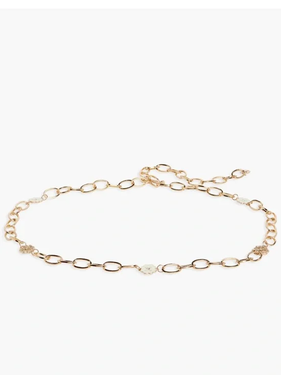 Kate Spade| NWT floral charm chain belt