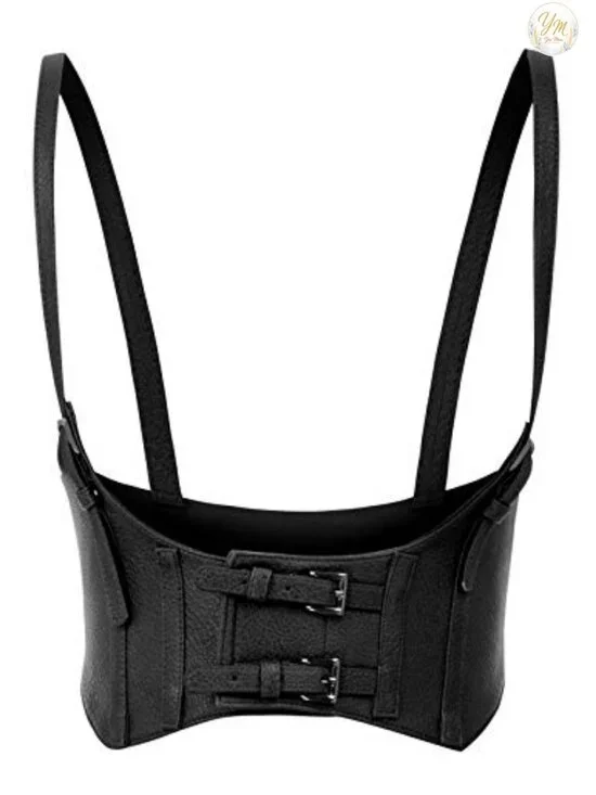 Victorian Faux Leather Underbust Corset Belt