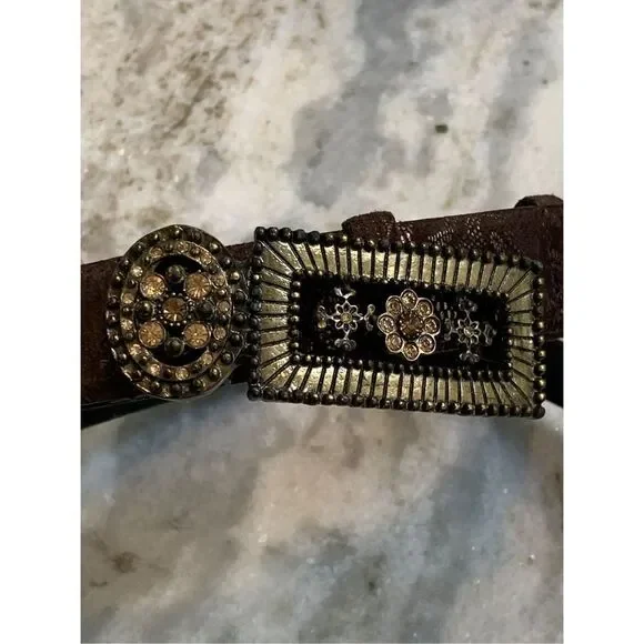 Chico’s Brown Leather Small Belt #Chico's belt #casual #business wear