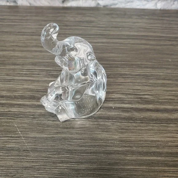 Elephant Salt Shaker REPLACEMENT Lucky Trunks Up‎ Lenox Full Lead Crystal