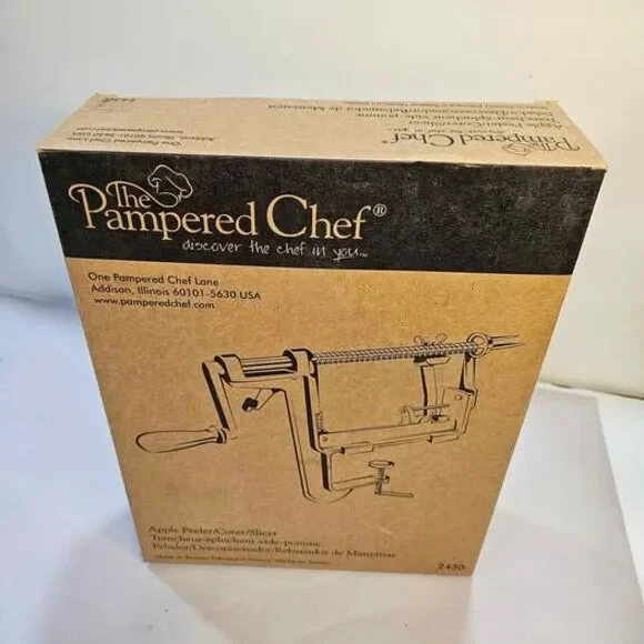 The Pampered Chef Apple Peeler Corer Slicer 2430