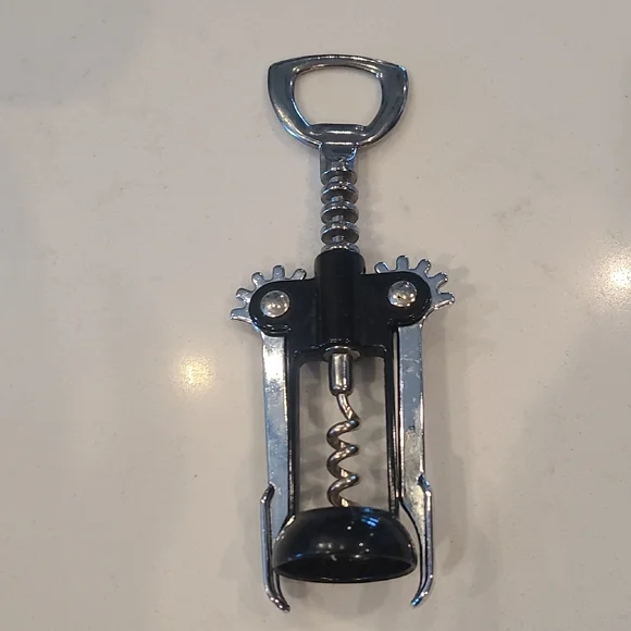 Stainless Steel Wing Corkscrew Wine Opener