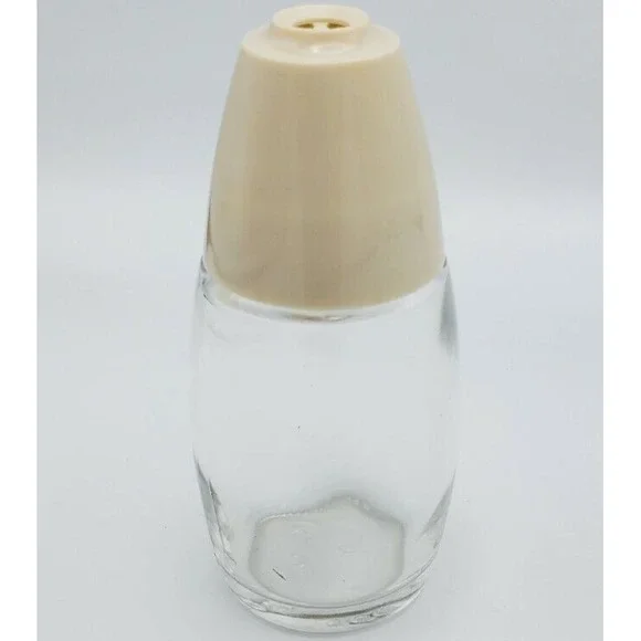 Vintage Gemco Ware the Pick One Toothpick Dispenser‎ Holder Almond Plastic Glass