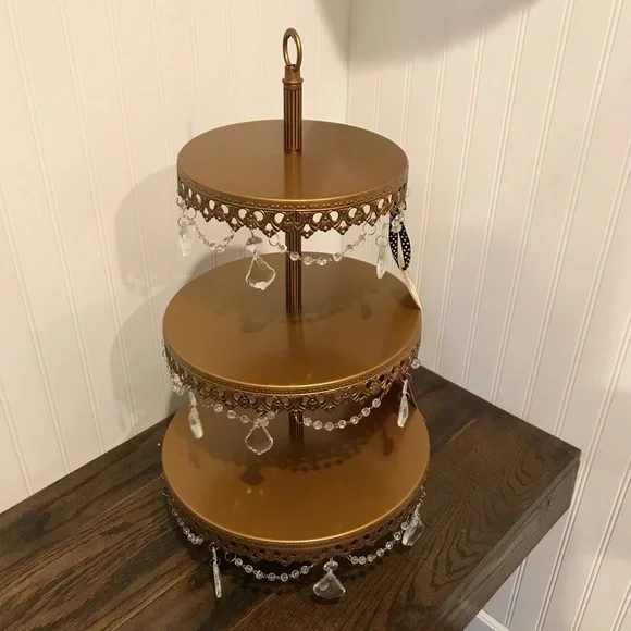 Elegant Gold‎ Tiered Dessert Stand