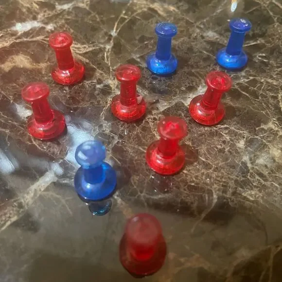 MAGNETS SHAPED Like Thumbtacks set!