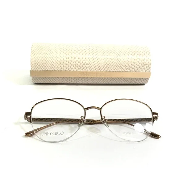 Jimmy Choo Eyeglasses Frames JC235/F EWD Brown Black Asian Fit 54-17-140