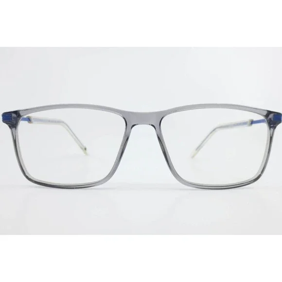 Shaquille O'Neal Signature 401Z Eyeglass Frames Zyloware Grey Blue Rectangle