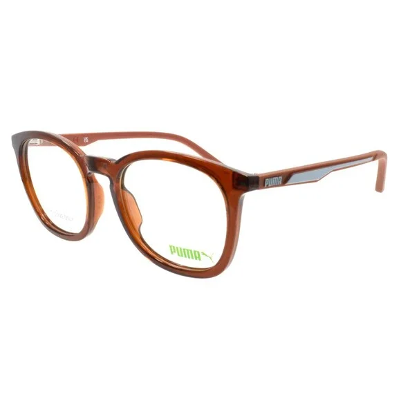 PUMA PU0389O 004 Eyeglasses Frames 52-20-140 Brown