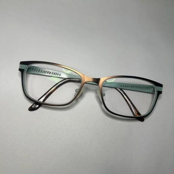 Wittnauer Miranda Eyeglasses Chocolate Mint Bronze Green Frames 53-17/135