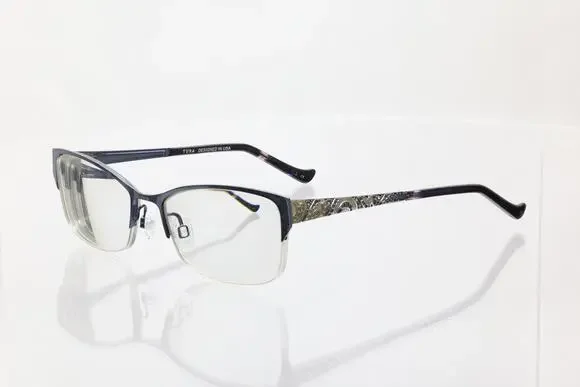 Tura R537 NAV 51-17-135 Eyeglass FRAMES ONLY - GOOD CONDITION - READ DESCRIPTION