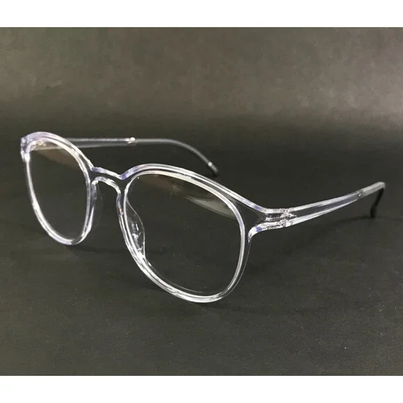 Silhouette Eyeglasses Frames SPX 2929 75 1010 EOS View Crystal Clear 49-18-130