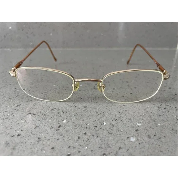Vogue VO 3270 280 Eyeglasses Frames Only 47-20-135 Half rim gold Italy
