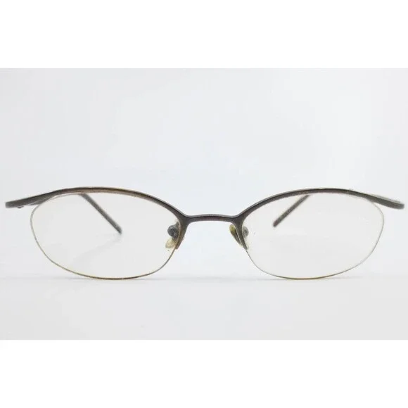 Kata Cirrus BRN Brown Semi Rimless Eyeglasses Frames Cat Eye 140mm CIRRUS BRN