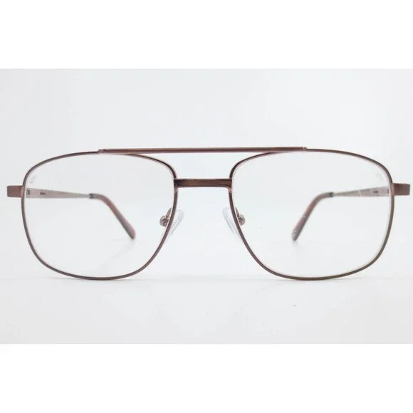WM+ Hilco 3118 Matte Bronze Aviator Eyeglasses Frames SG301 140mm Mens Womens