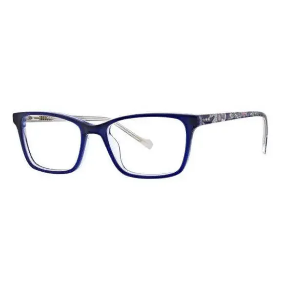NWT Vera Bradley Mallie Java Navy Camo 4916 49mm New Eyeglasses