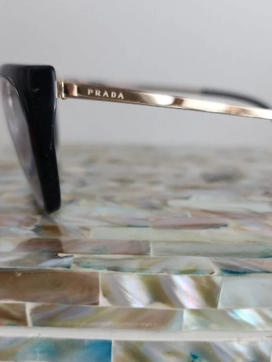 Prada Black Cat-Eye Glasses for Women