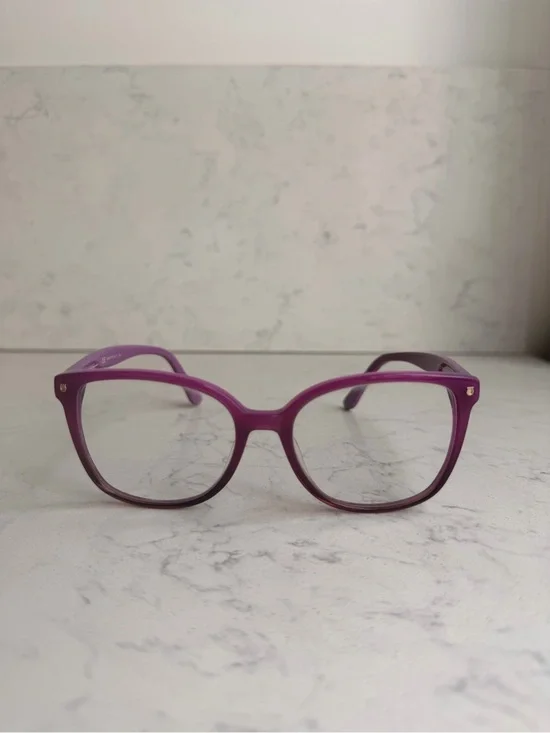 Ferragamo magenta Women's Full-Rim Glasses