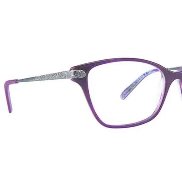 NWT Vera Bradley VB-EMMA-LILAC-TAPESTRY 52mm New Eyeglasses