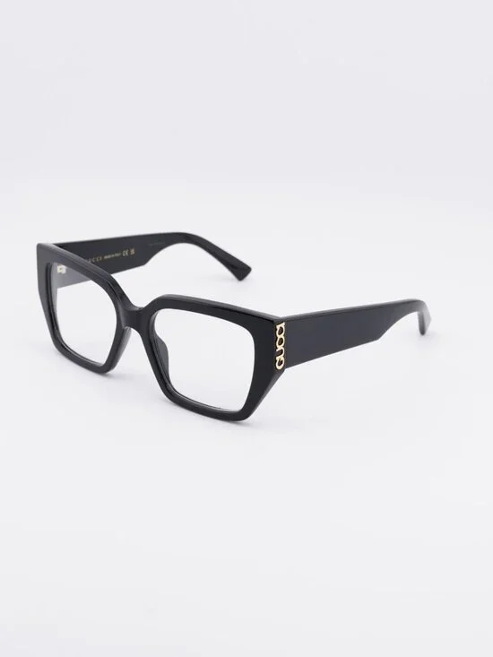Gucci GG2042O 001 Eyeglasses Black 53mm Square Frame