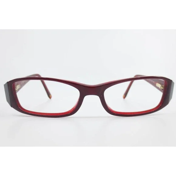 Anne Klein New York AK 806 163 Burgundy Red Rectangular Eyeglass Frames