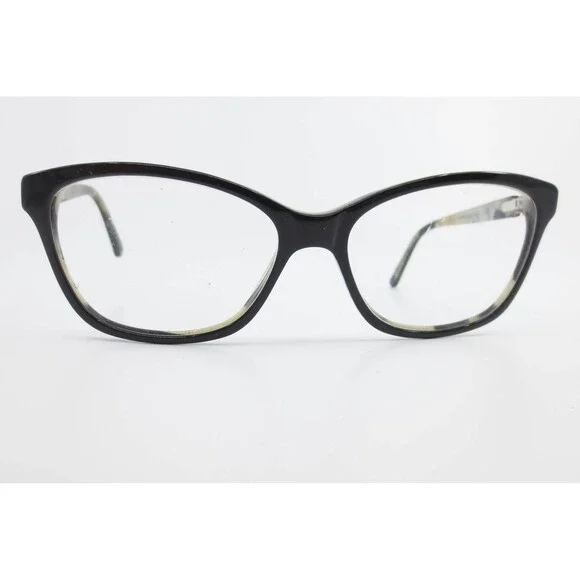 Zyloware Paola 500 Cat Eye Eyeglasses Black Marbled Cream Frames 53-15-140