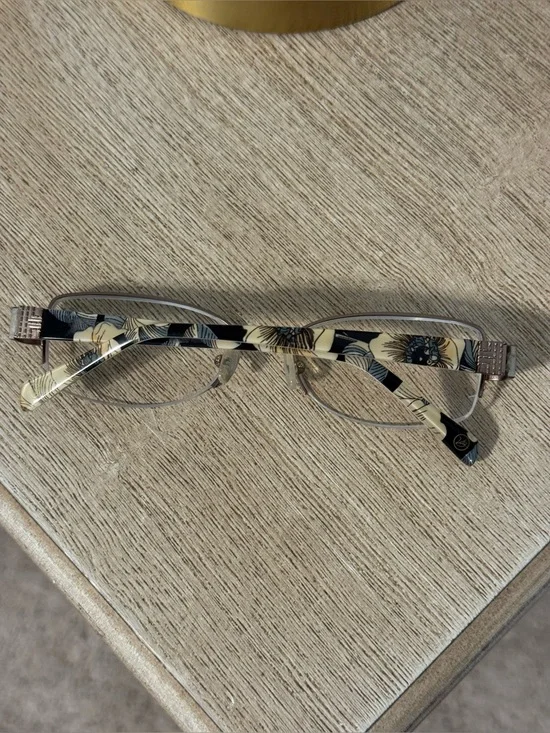 Vera Bradley Floral Pattern Rimless Glasses