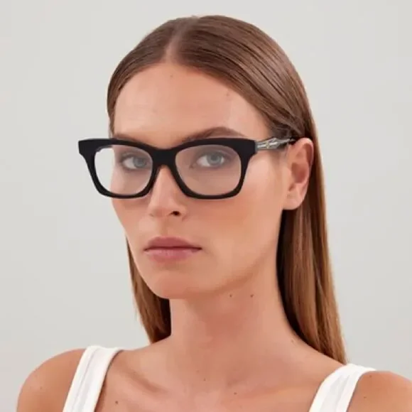 SALE! NEW Gucci GG1299O 001 Black Square Women Eyeglasses