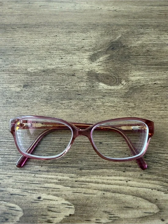 VERA WANG EYEGLASS FRAMES-MAGNIFIQUE PURPLE CLEAR GEMS 52-15-135