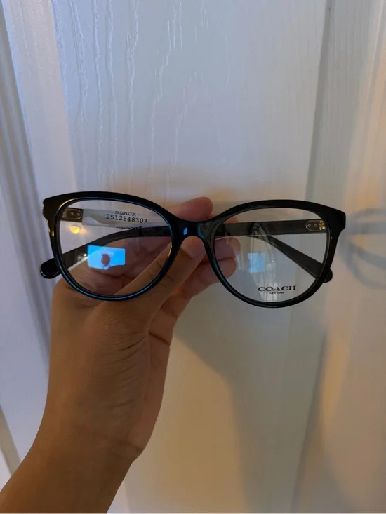 Coach Black Cat-Eye Women's Eyeglasses