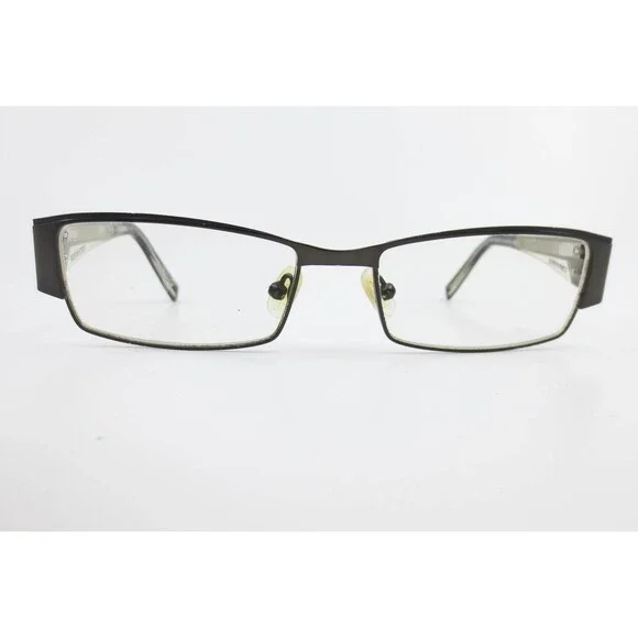 Converse Scrap Book Eyeglass Frames Dark Gunmetal 53-17-135 Rectangular Metal