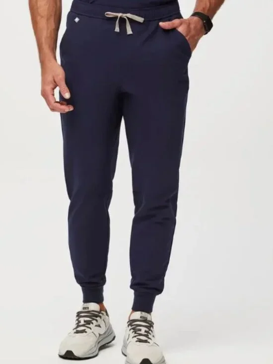 NEW Figs Tansen Jogger 2.0 Short Scrub Pants Blue M Short